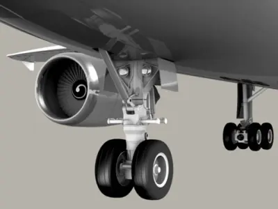 Airbus A300 Lufthansa 3D model