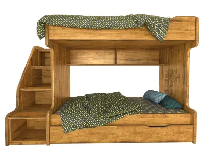 childern bed Free 3D model