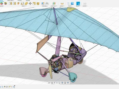 Pegasus Quantum 912 Trike model 3D model