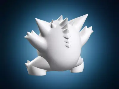 Gengar Miniature Sculpt 3D print model