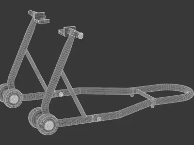 Garage Bike Motorcycle Paddock Stand 3D model