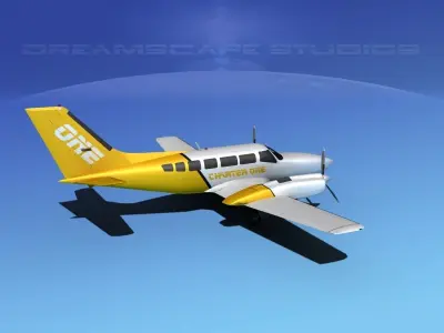 Cessna 404 Titan Charter One 3D model