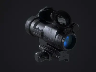Sniper Scope Aimpoint PRO Weaver Low-poly 3D model