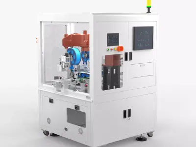 Automatic Double Feeder Labeling Machine 3D model