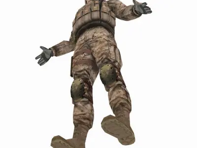 US Army Delta Force 3D model