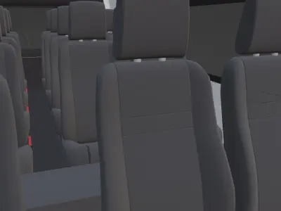 2012 Toyota HiAce Commuter Mk5 - H200 Free 3D model