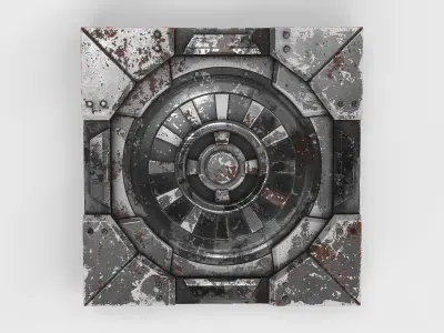 panel sci-fi 03 3D model