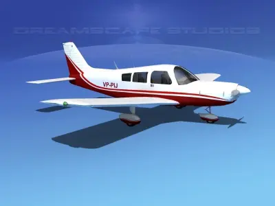 Piper PA-28 V08 3D model