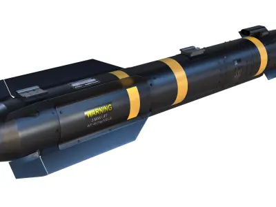 The AGM-114 Hellfire II 3D model