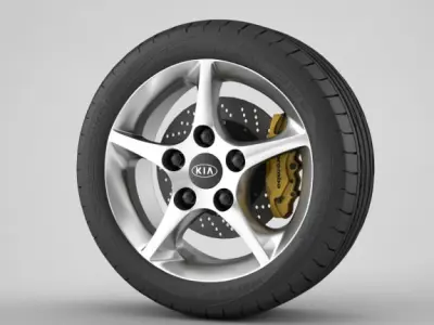 Wheel Kia 5 3D model