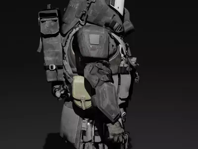 Heavy Juggernaut Game Ready - Low Poly Model Low-poly 3D model