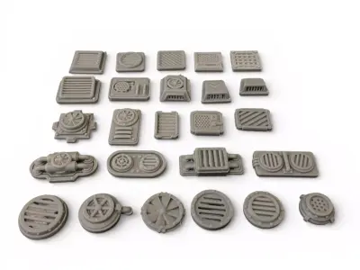 Vent Covers 3D print model