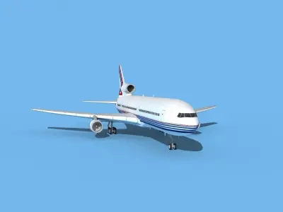 Lockheed L-1011 TriStar Corporate 5 3D model