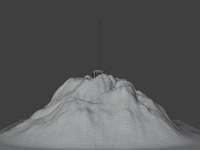 Ancient greek temple 3D model