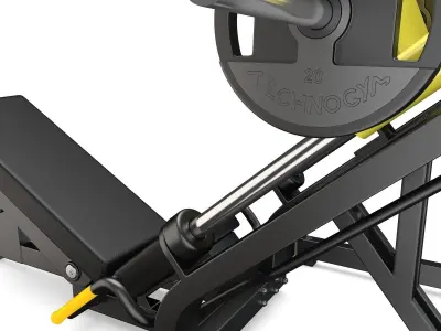 Technogym - Plate Loaded - Liner Leg Press 3D model