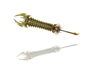 Scorpio Greatsword Low-poly 3D model