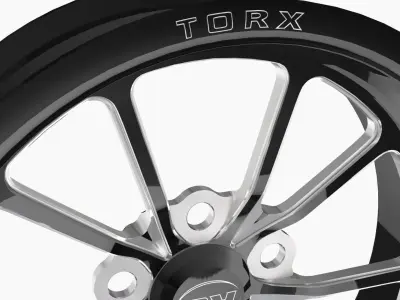 RC Components Torx drag front wheel Low-poly 3D model