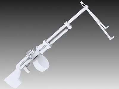 RPD Machine Gun 3D model