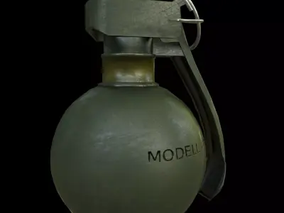 HG 85 Hand Grenade model Low-poly 3D model