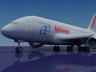 Air Europa Model Airbus A380 3D model