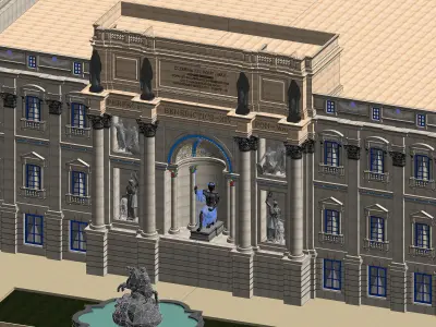 Trivi Fountain 3D print model