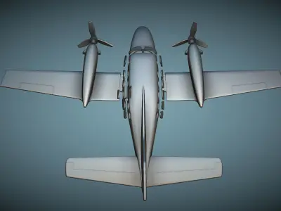 Cessna 425 Corsair - 3D Printable Model 3D print model
