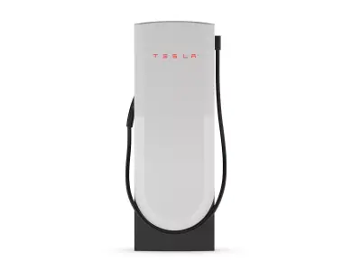 Tesla Charger Station V4 3D model