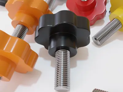 Clamping bolt 3D model