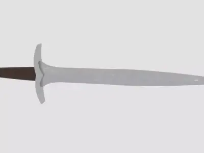Frodo Sword Sting Low-poly 3D model
