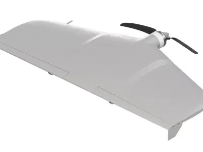 Drone UAV system Granat-1 3D model