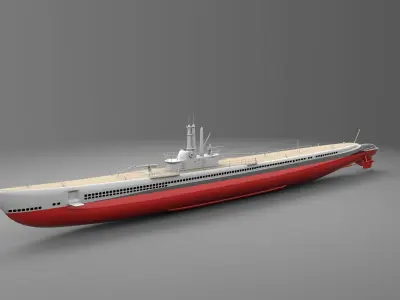 USS Tang -SS 306 3D model