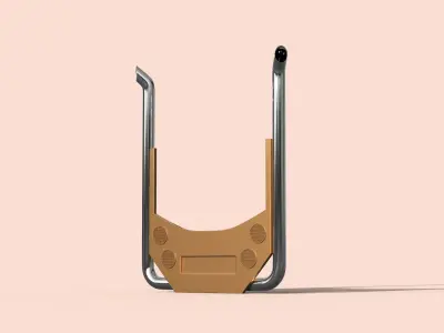 Truck Back Cab Plate 6 3D model