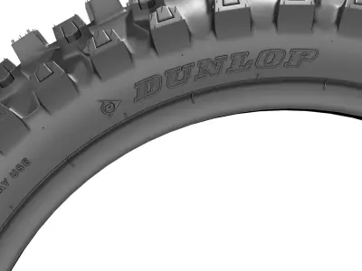 Dunlop Geomax MX52 Tires 3D model
