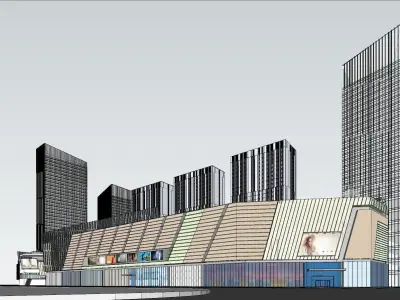 Plaza Commercial P 3D model