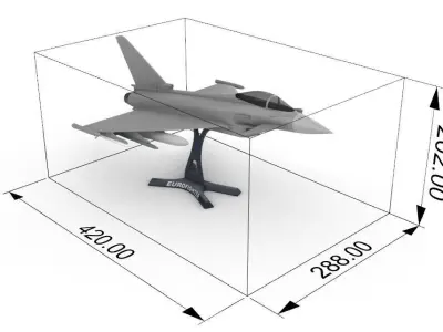 Eurofighter Typhoon 3D print model