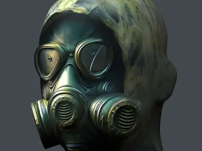 Helmet 3d model military combat Military Low-poly Low-poly Low-poly 3D model