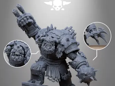 Orkaz Metjaw Boss 3D print model
