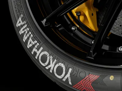 Yokohama Advan A052 245 40 ZR18 LOGOS 3D model