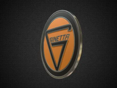 ginetta logo 3D model