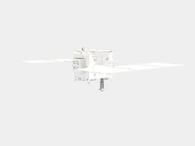 spaceship hayabusa2 Low-poly 3D model