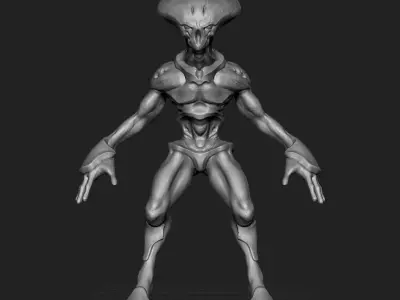 Alien Grunt Free 3D model