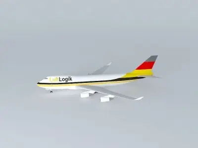 LuftLogik Boeing 747 400f Free 3D model