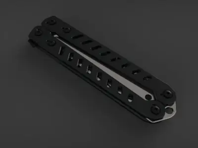 Knify folding knife Free 3D model