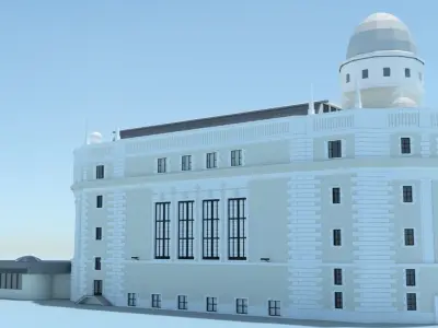 Urania - Vienna Austria 3D model