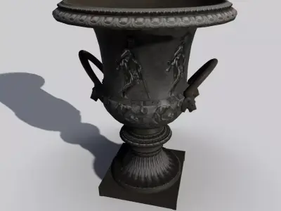 Roman Garden Vase 3D model