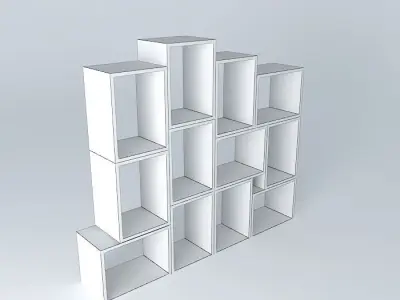 shelf niche niche bookshelf Free 3D model