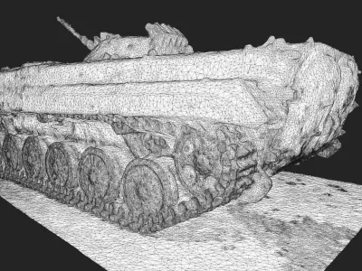 3d scan BMP-1P 3D model