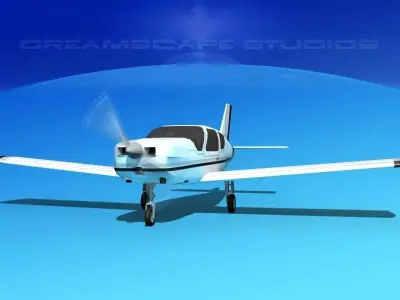 Socata TB-20 Trinidad V13 3D model