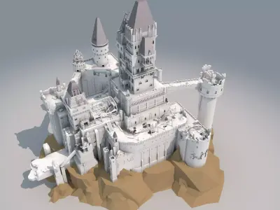 Castle Ruins 3D model
