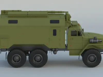 Ural-4320 Command 3D model
